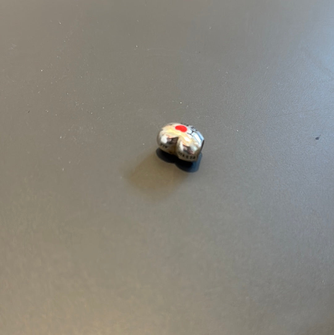 Genuine Pandora USA San Fransisco Enamel Heart Travel Charm RARE HTF