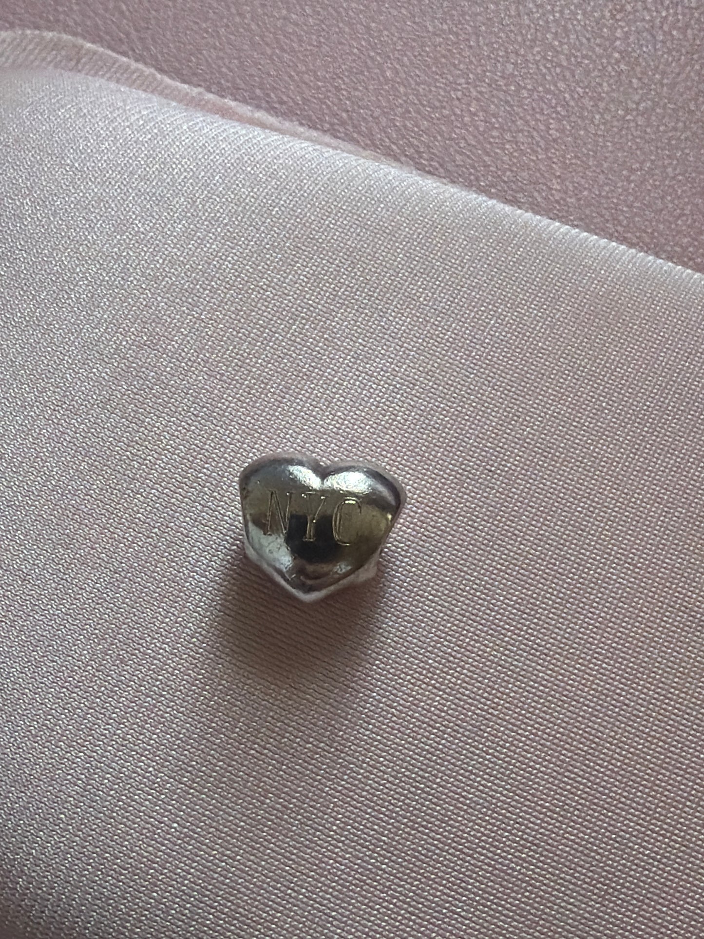 Genuine Pandora Puffed Heart I Love NYC