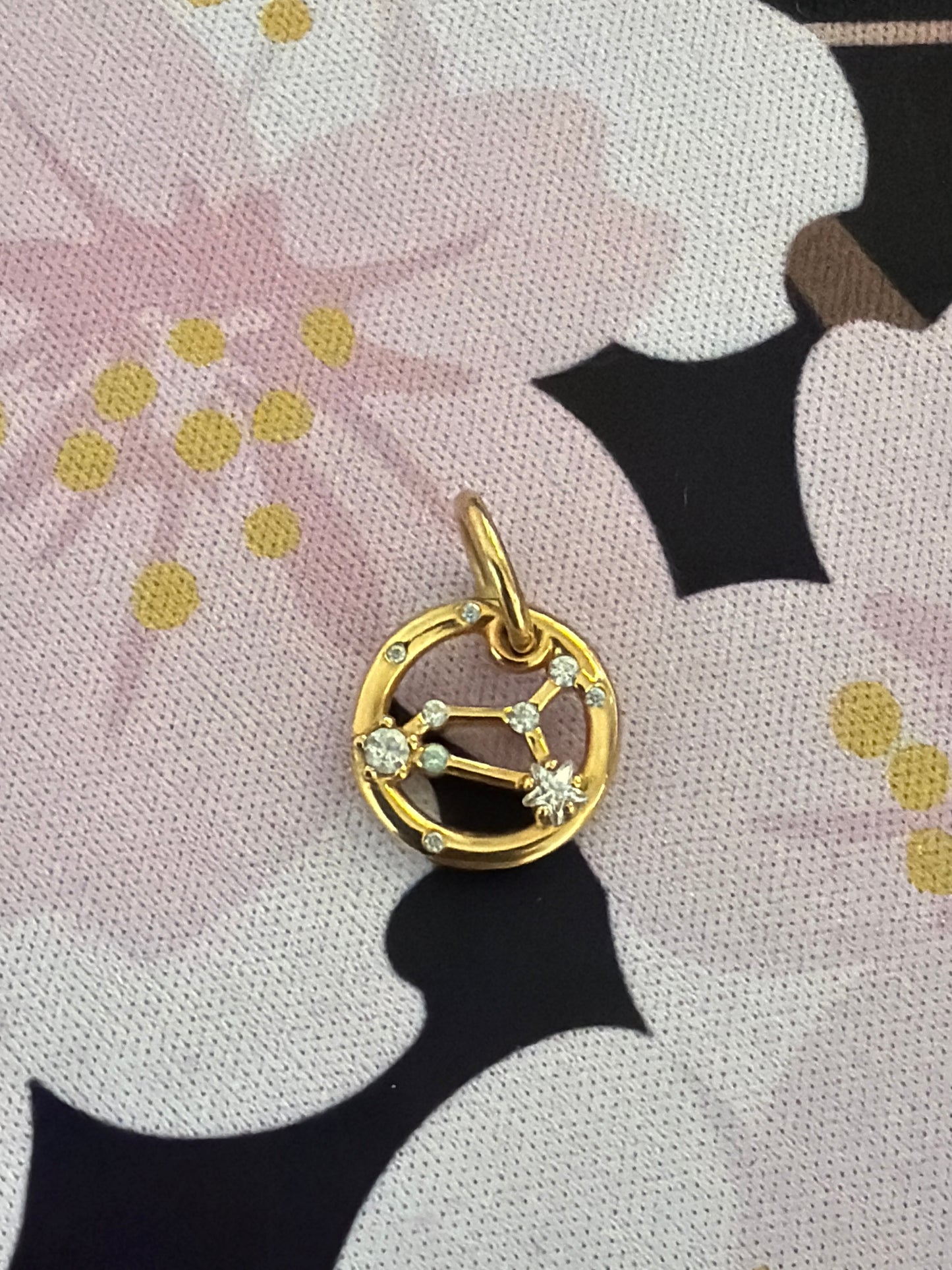 Genuine Pandora Shine Gold Leo Star Sign Horoscope Dangle Charm