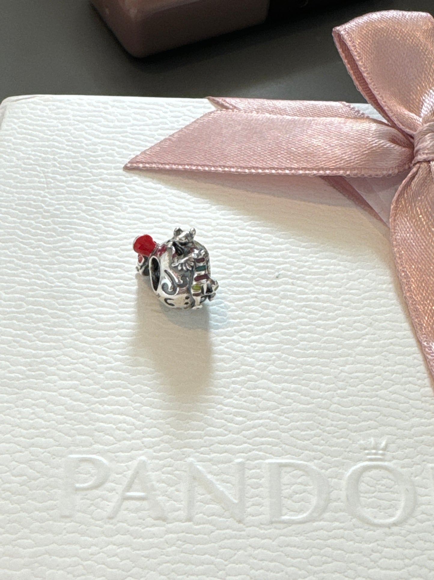 Genuine Pandora Disney Pixar Coco Miguel & Dante Skull Glow-in-the-dark Charm
