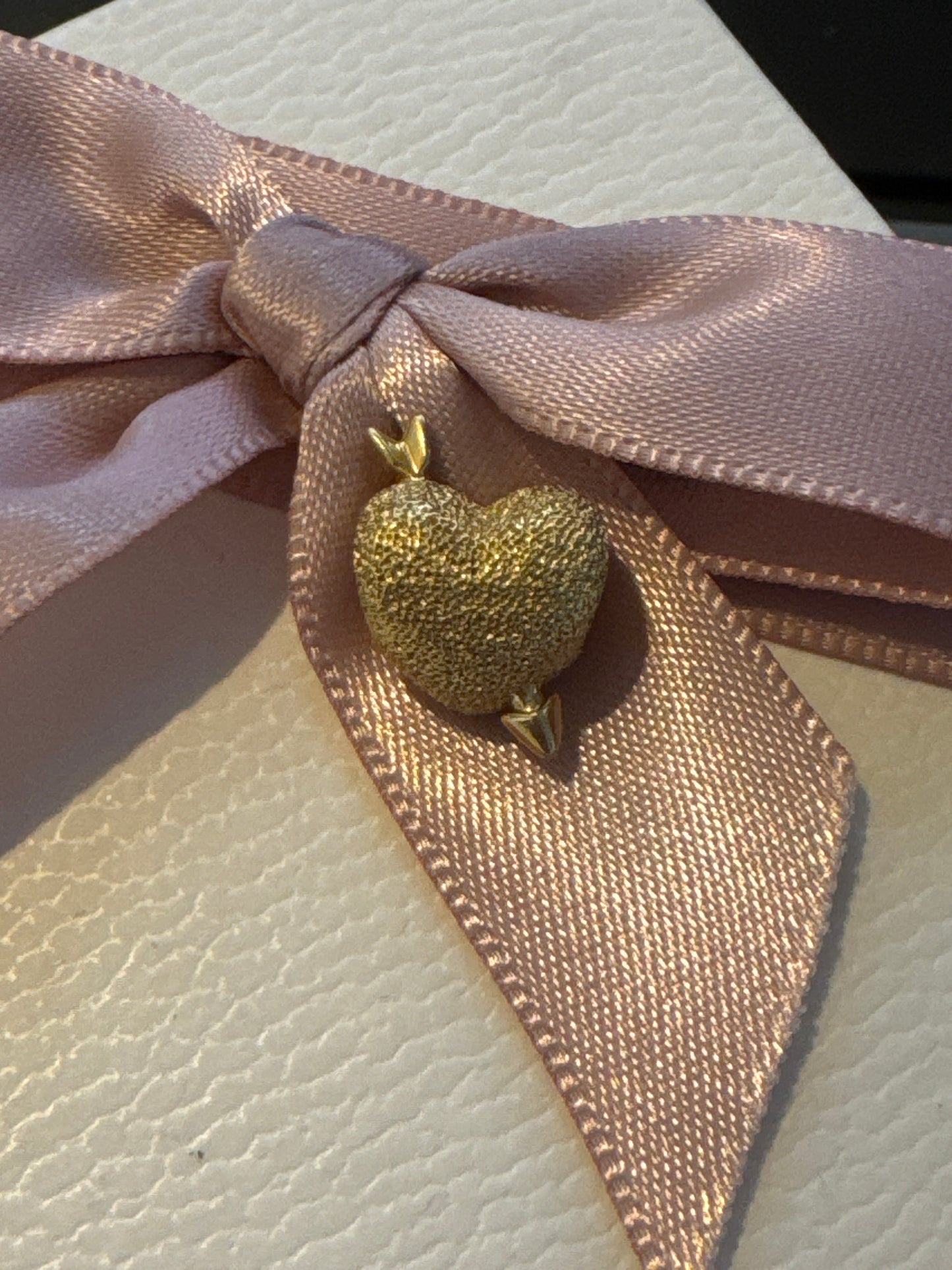 Genuine Pandora Shine Gold Plated Cupid Heart Charm