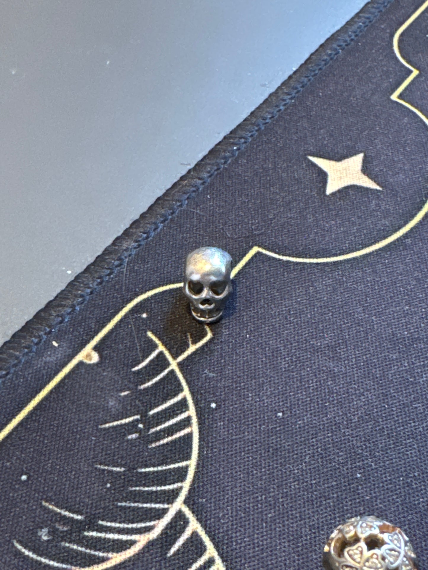 Sterling Silver Skull Charm