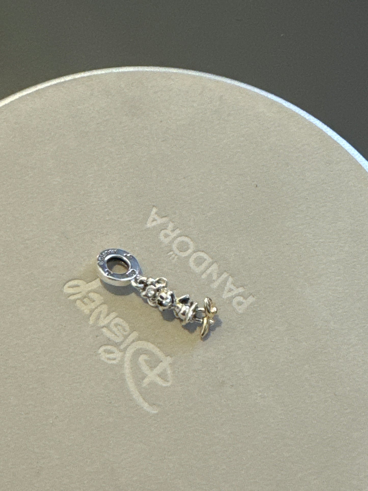 Genuine Pandora Disney Minnie Two Tone 100th Anniversary Dangle Charm