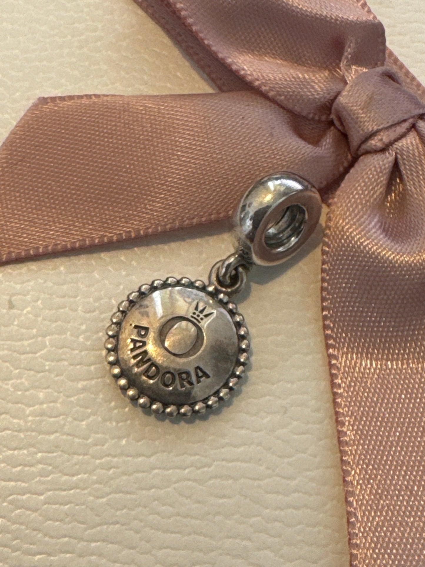 Genuine Pandora HTF 'We Rise by Lifting Others' Enamel Dangle Charm