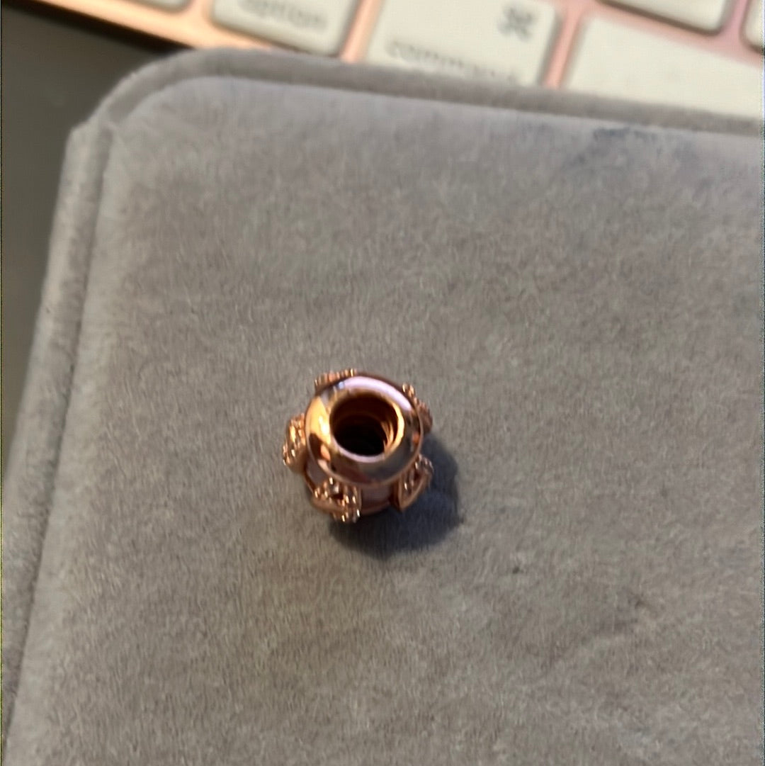 Genuine Pandora  Rose Gold Bonds of Love Charm