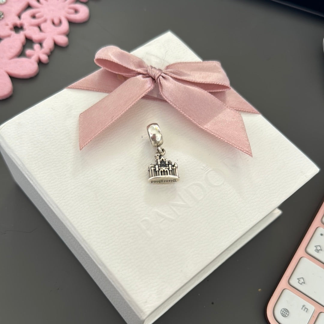 Genuine Pandora Disney Parks Exclusive Castle Dangle Charm