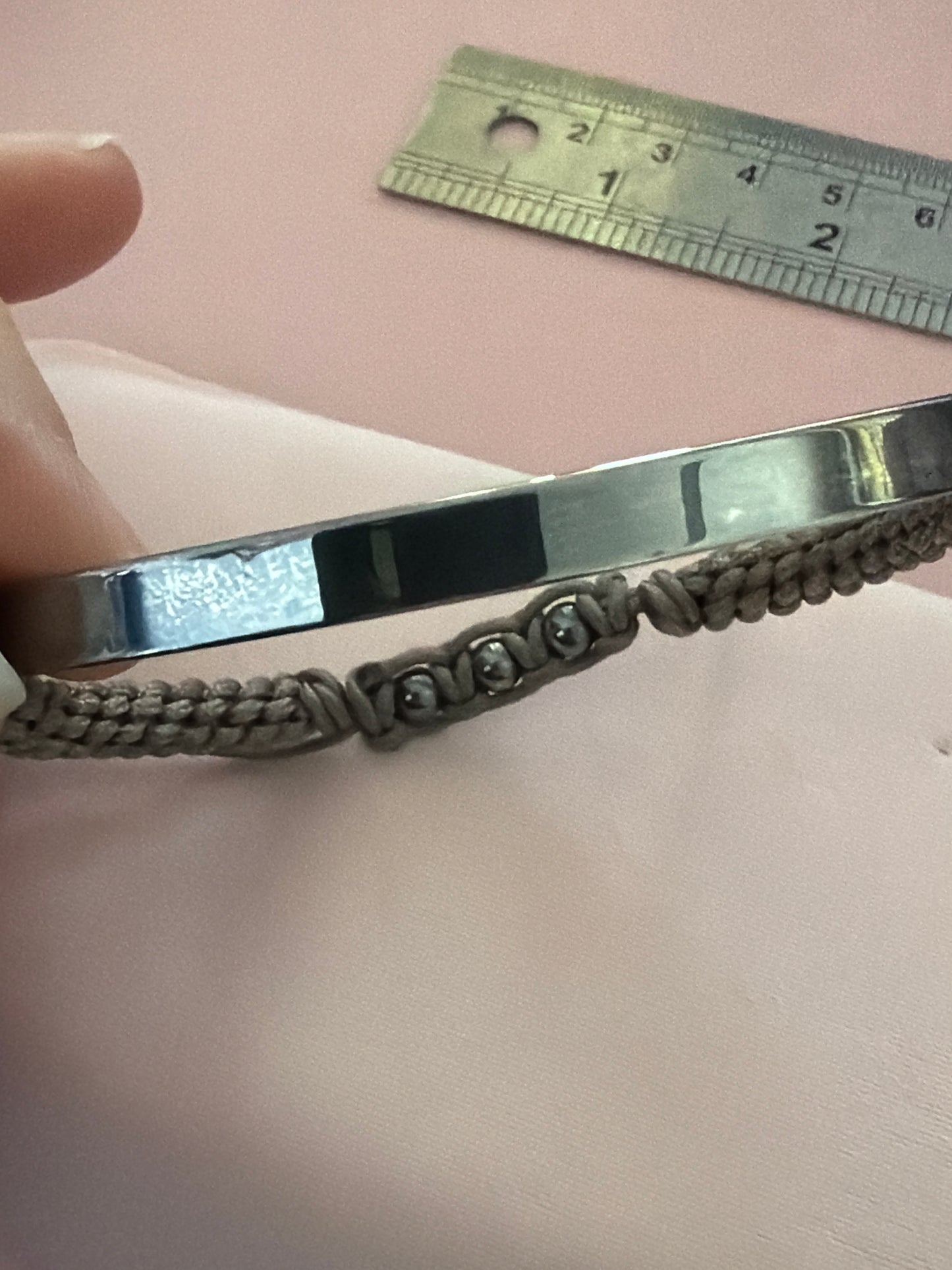Genuine Thomas Sabo Love Bridge Khaki Nylon with Feather Ends Bracelet