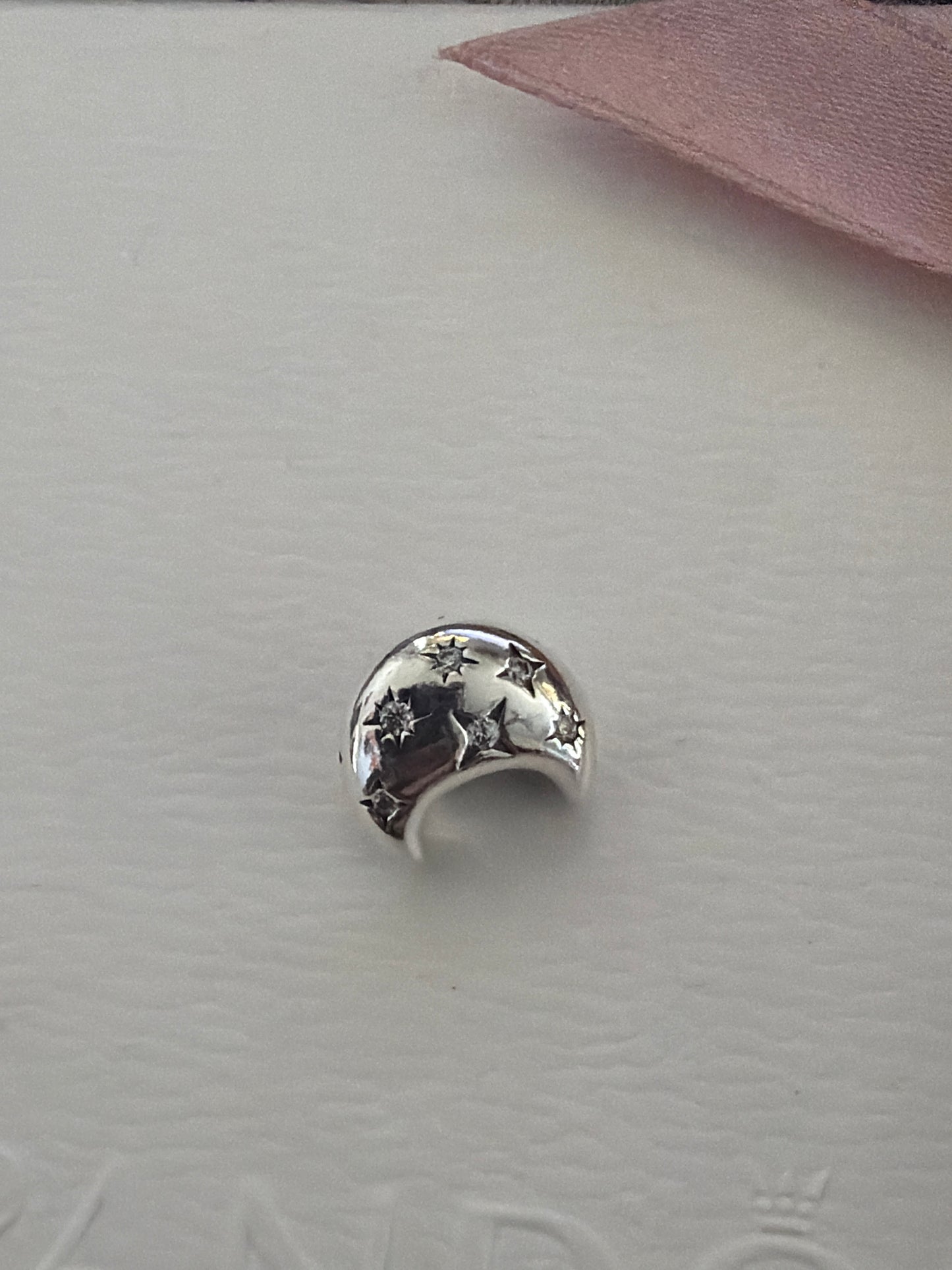 Genuine Pandora Pave Moon - The Sky's the Limit Charm