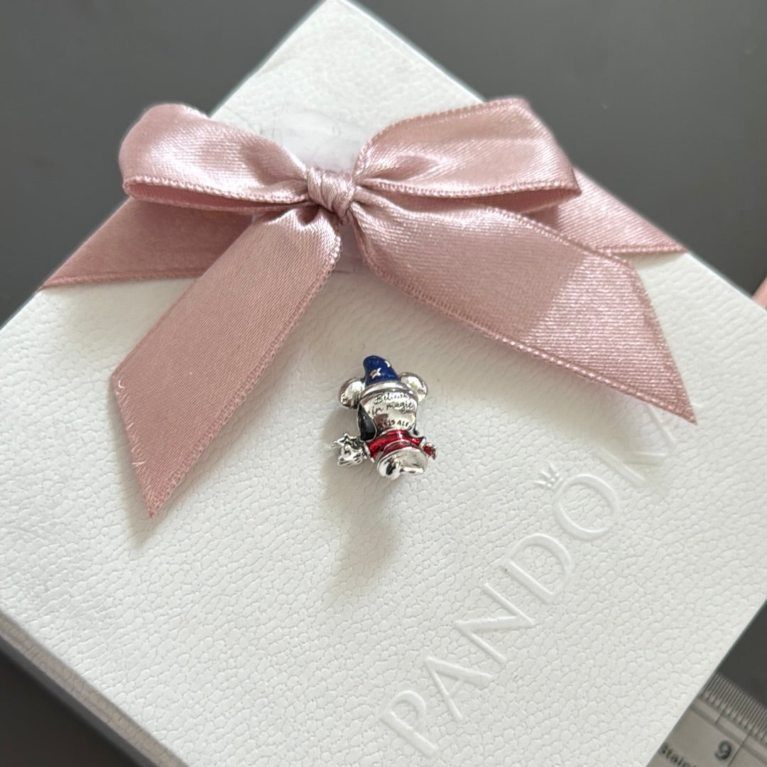 Genuine Pandora Disney Wizard Mickey - Believe in Magic Charm