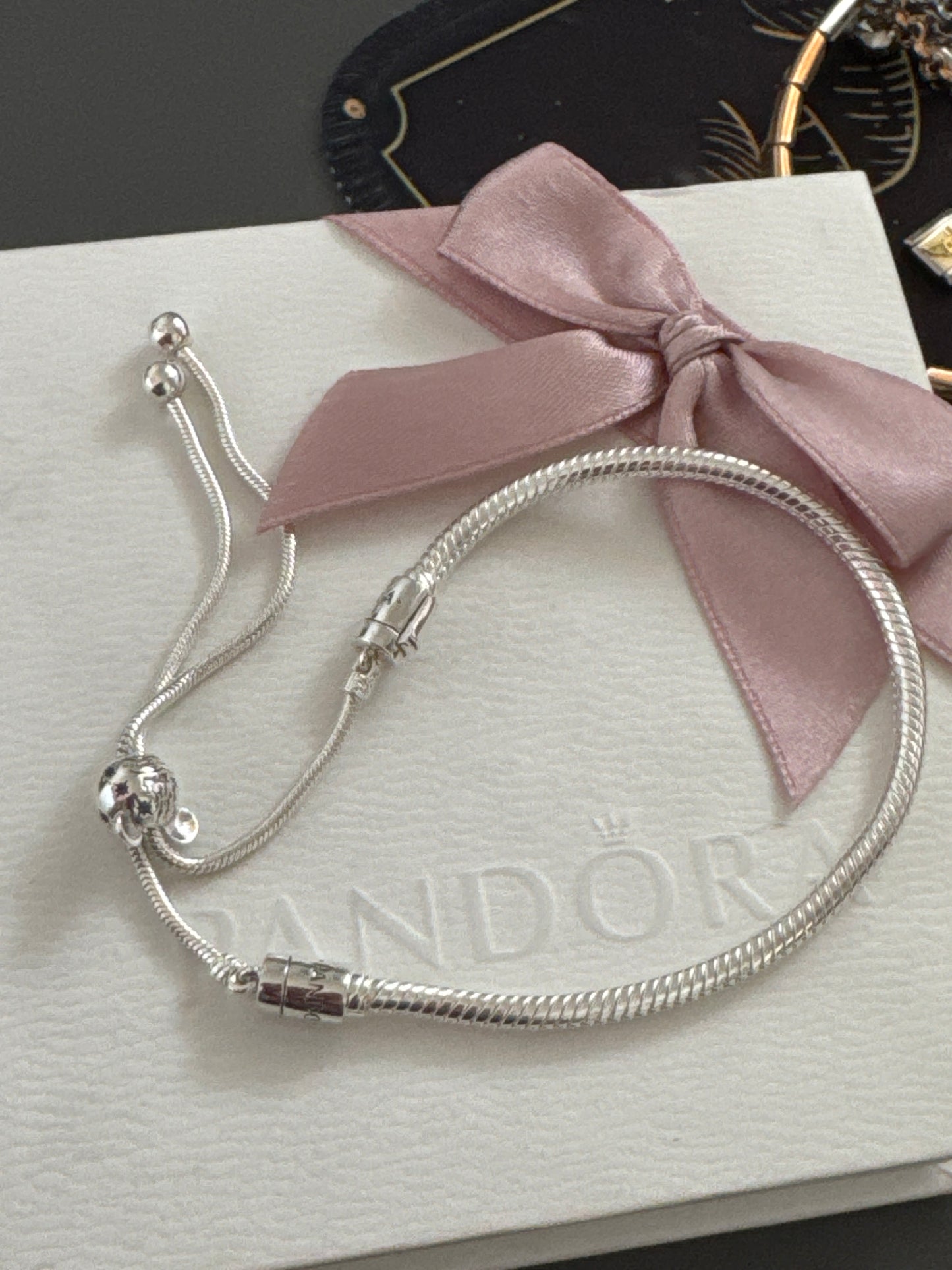 Genuine Pandora X Disney Castle Tennis Slider Bracelet