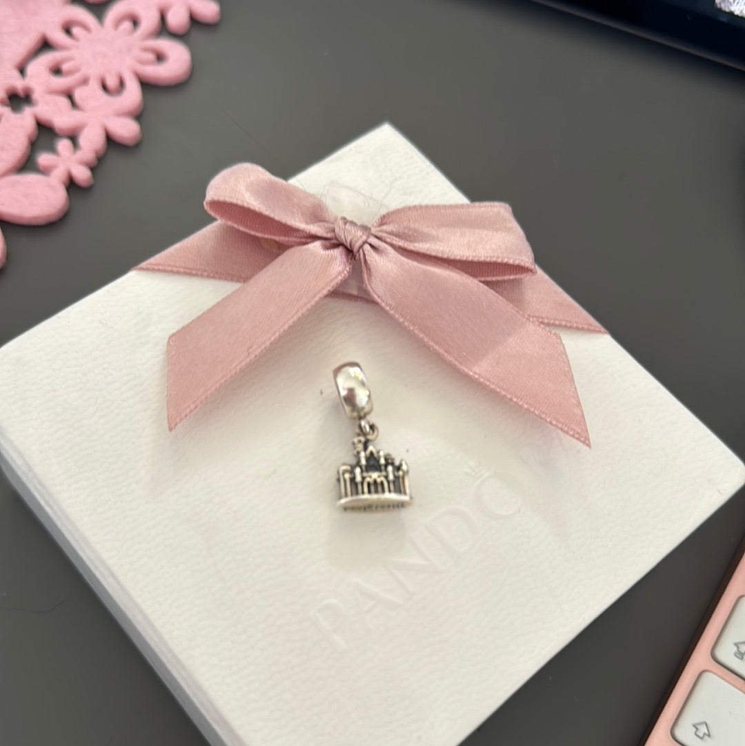 Genuine Pandora Disney Parks Exclusive Castle Dangle Charm