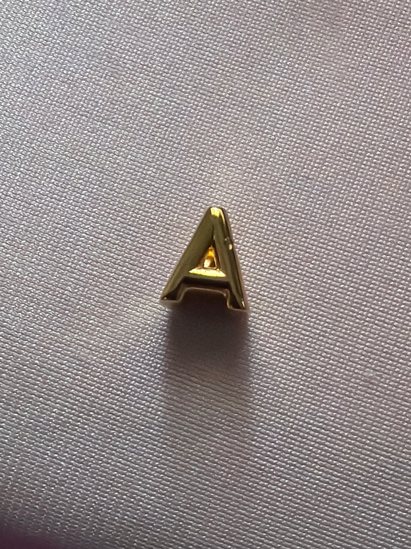 Genuine Pandora Shine Gold Initial Letter A Charm