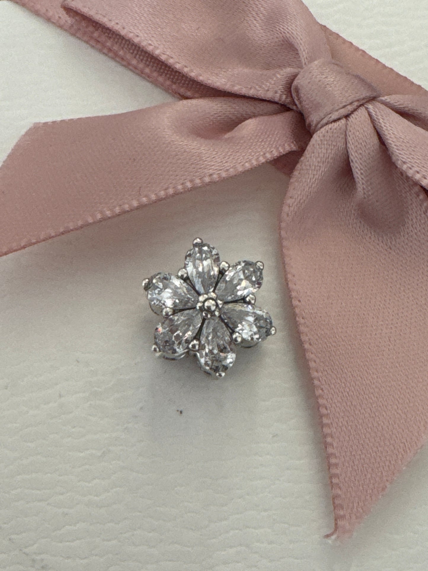 Genuine Pandora Sparkling Herbarium/ Snowflake/ Flower Charm
