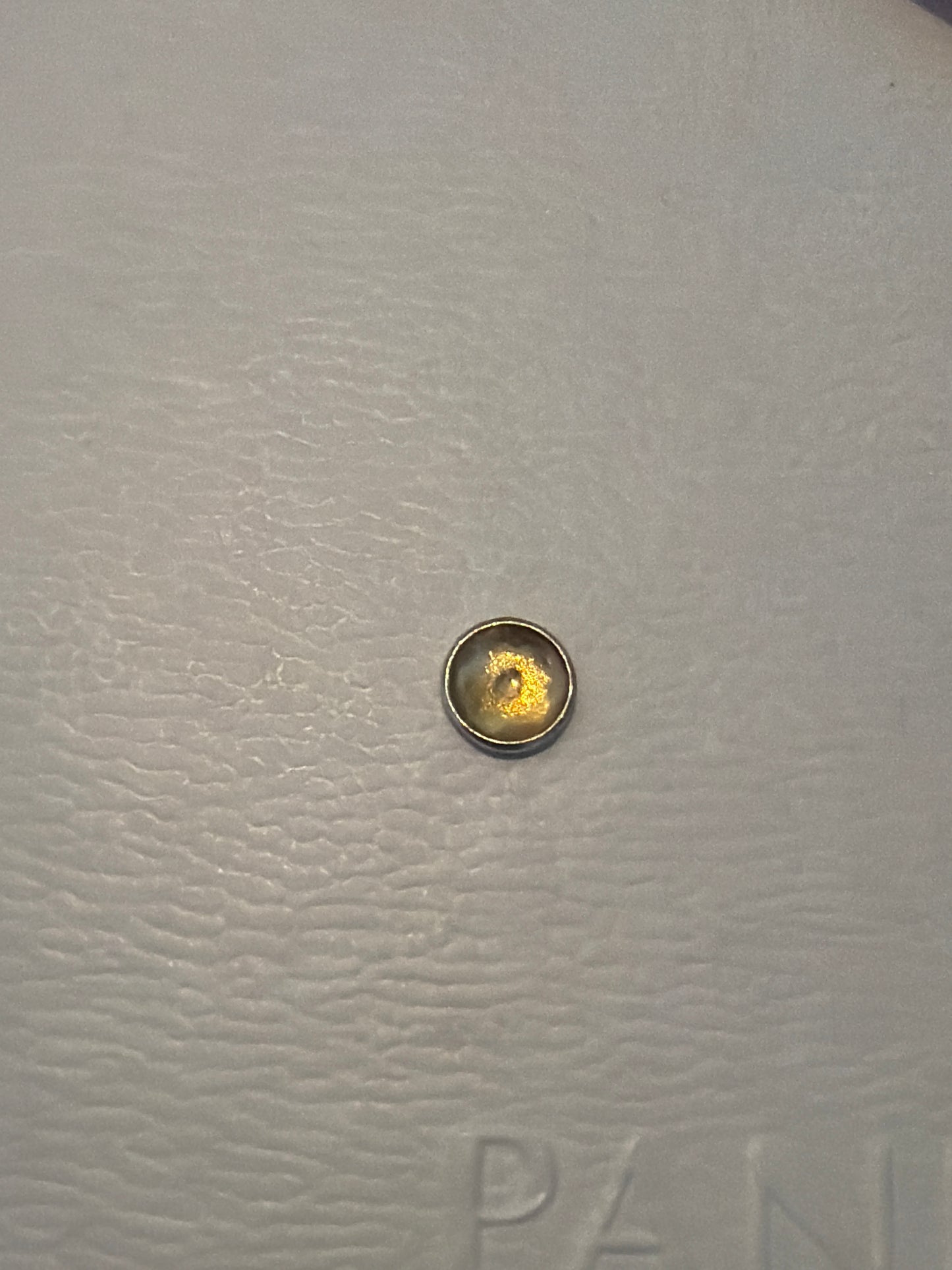 Genuine Pandora Stone Disc Yellow Stone Petite