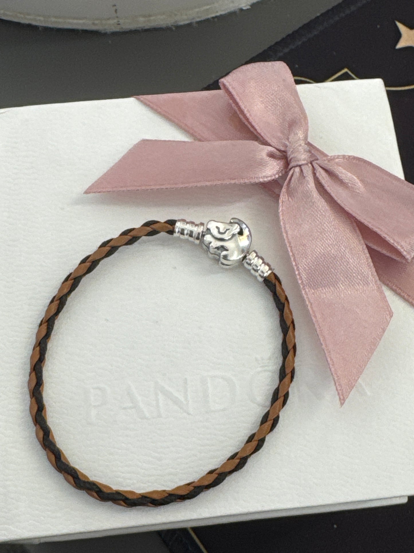 Genuine Pandora Disney Lion King Leather Bracelet 17.5cm