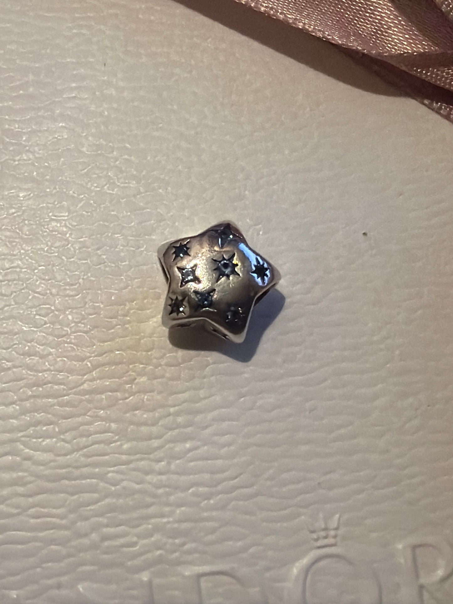 Genuine Pandora Bold Sparkling Star Charm