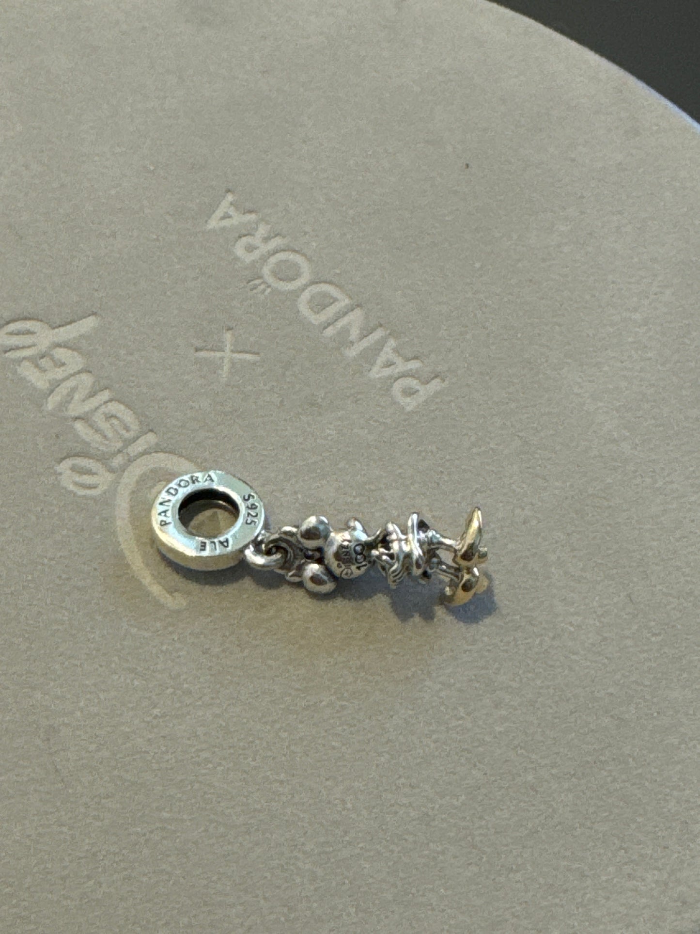 Genuine Pandora Disney Minnie Two Tone 100th Anniversary Dangle Charm