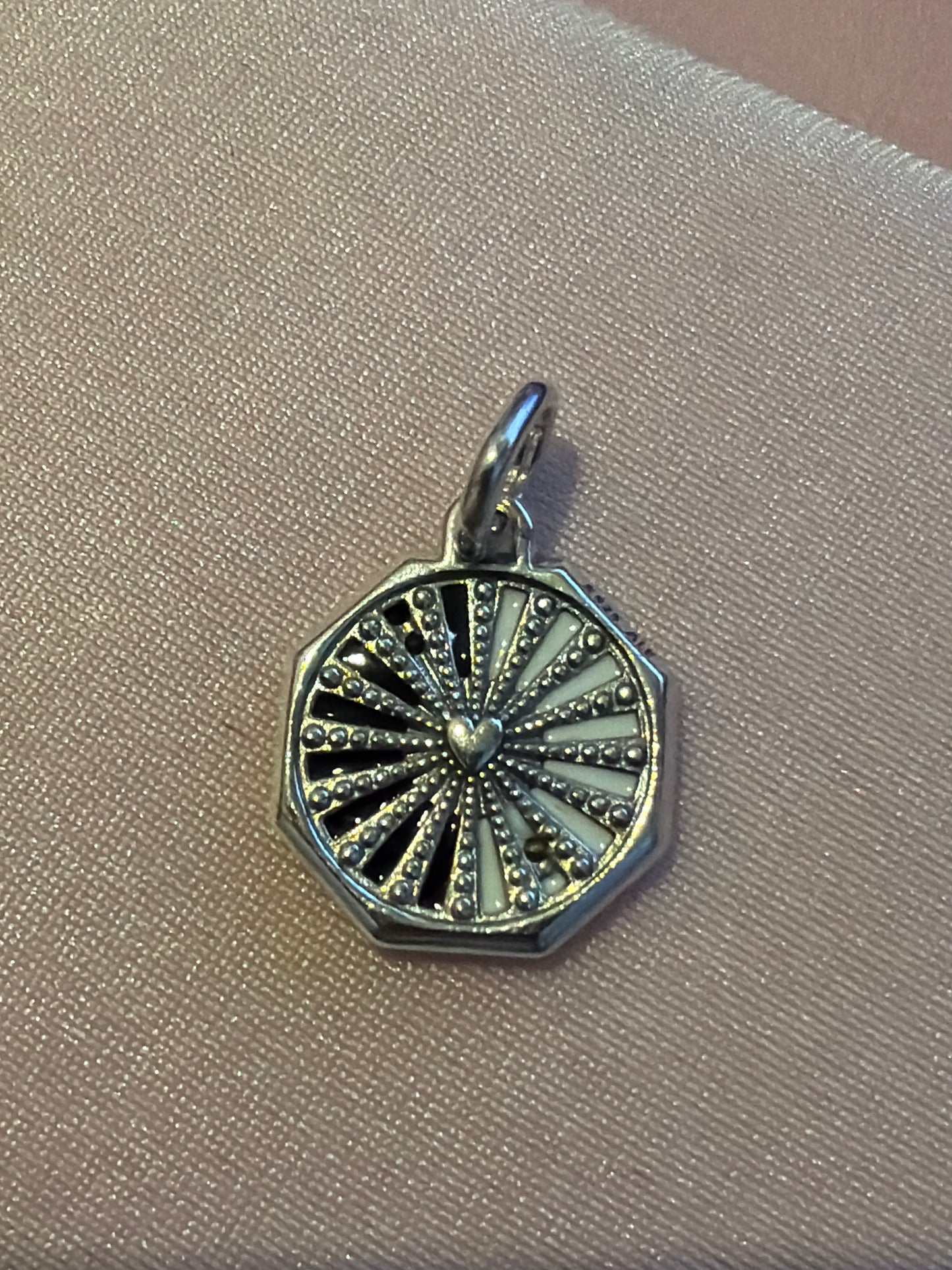 Genuine Pandora ME Ying Yang Octagon Medallion Dangle Charm