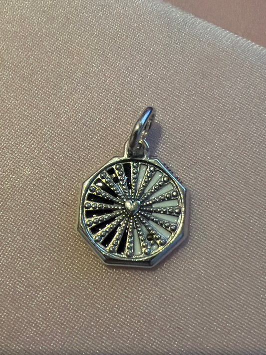 Genuine Pandora ME Ying Yang Octagon Medallion Dangle Charm