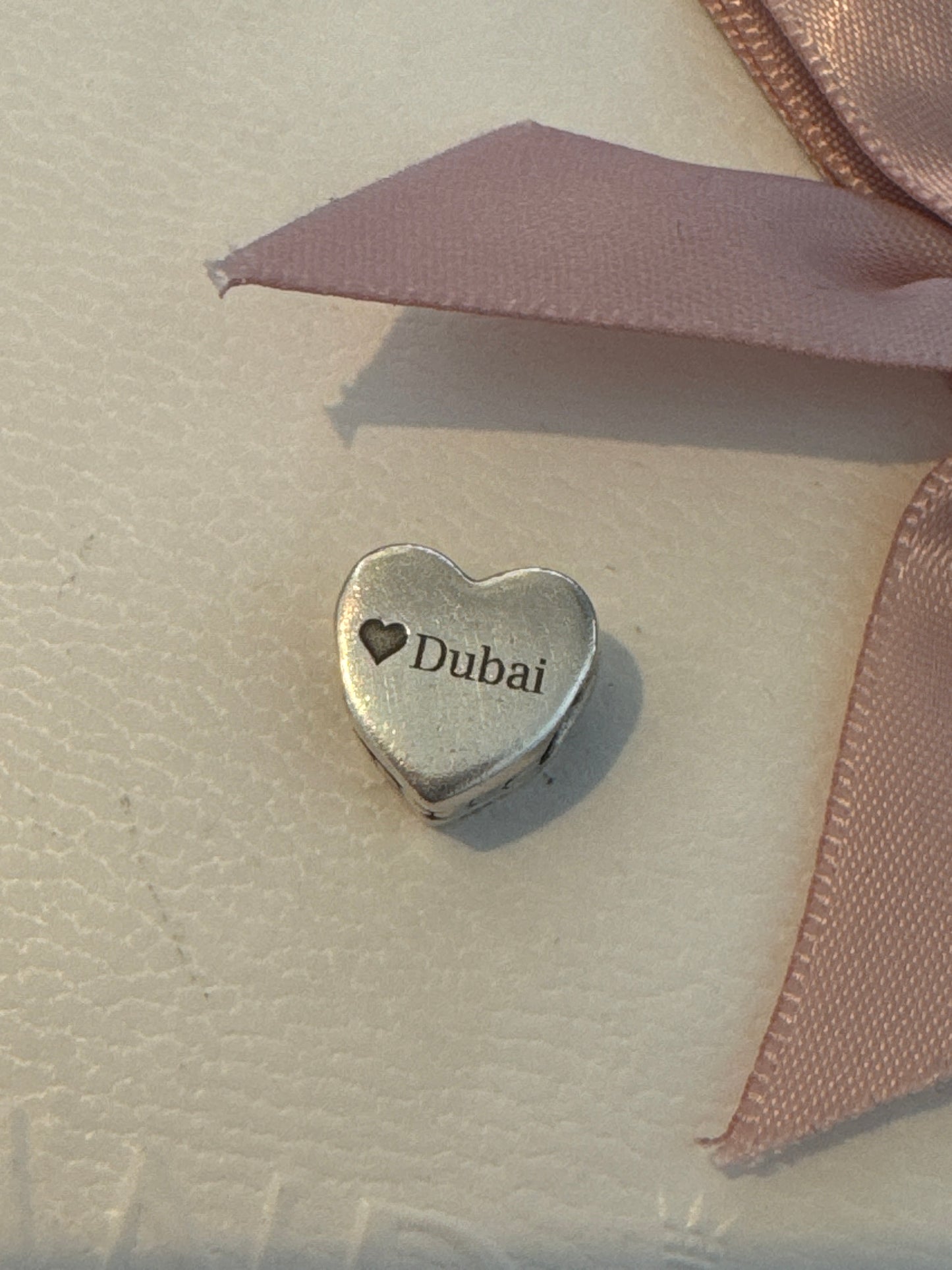 Genuine Pandora Dubai Heart travel Charm