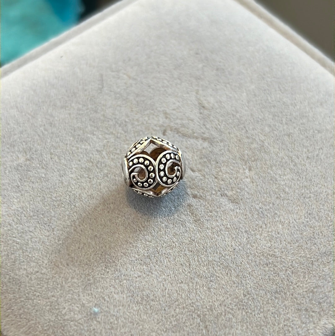 Genuine Thomas Sabo Karma Swirl Openwork Charm