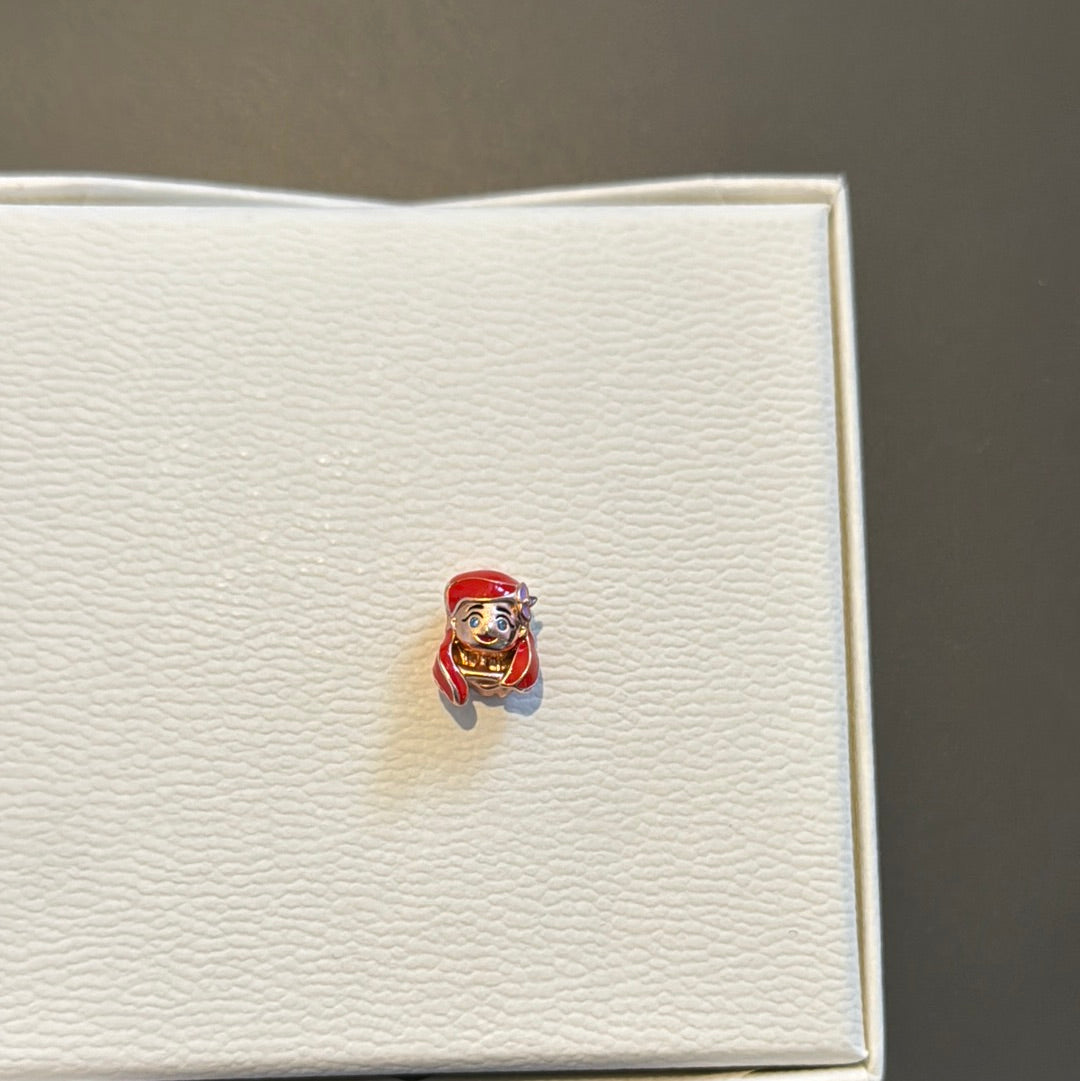 Genuine Gnoce Rose Gold Ariel Princess Charm