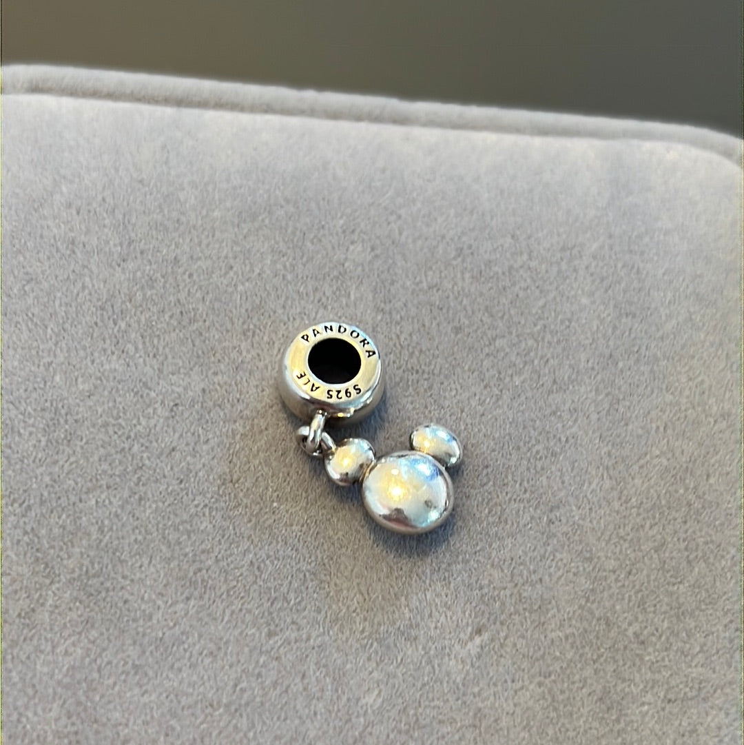 Genuine Pandora Disney Plain Mickey Mouse Face Dangle