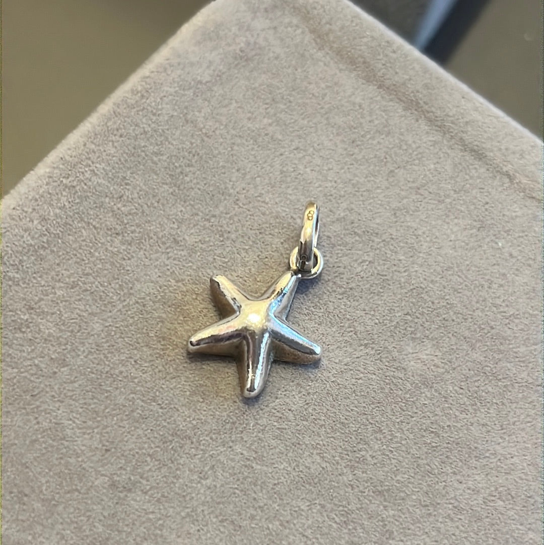 Genuine Links of London Large Silver Starfish Dangle
