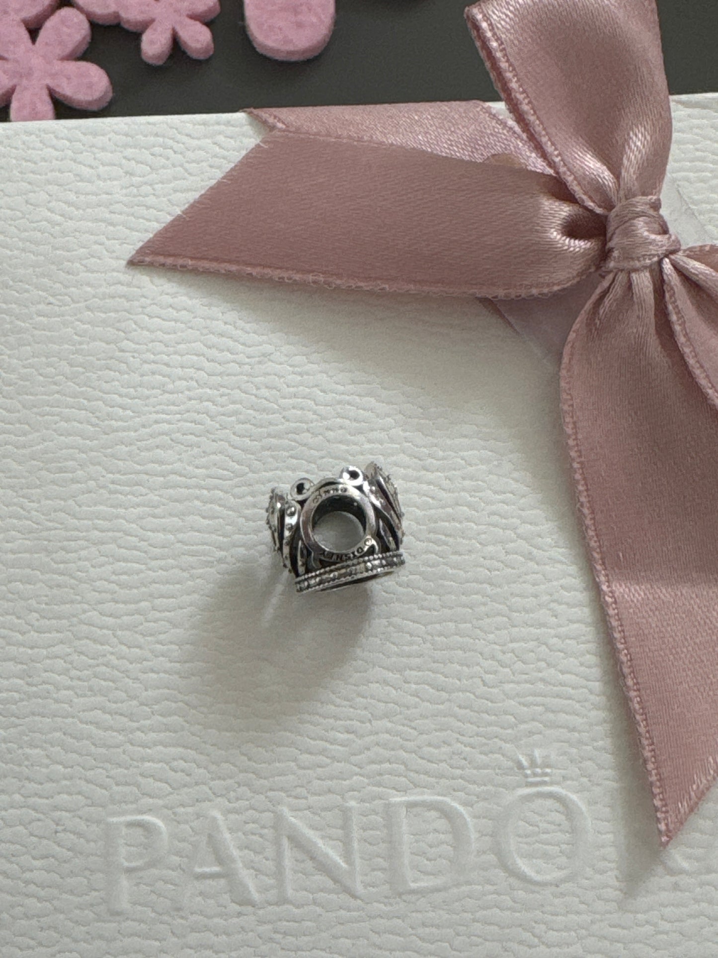 Genuine Pandora Disney Princess Crown Charm Anna