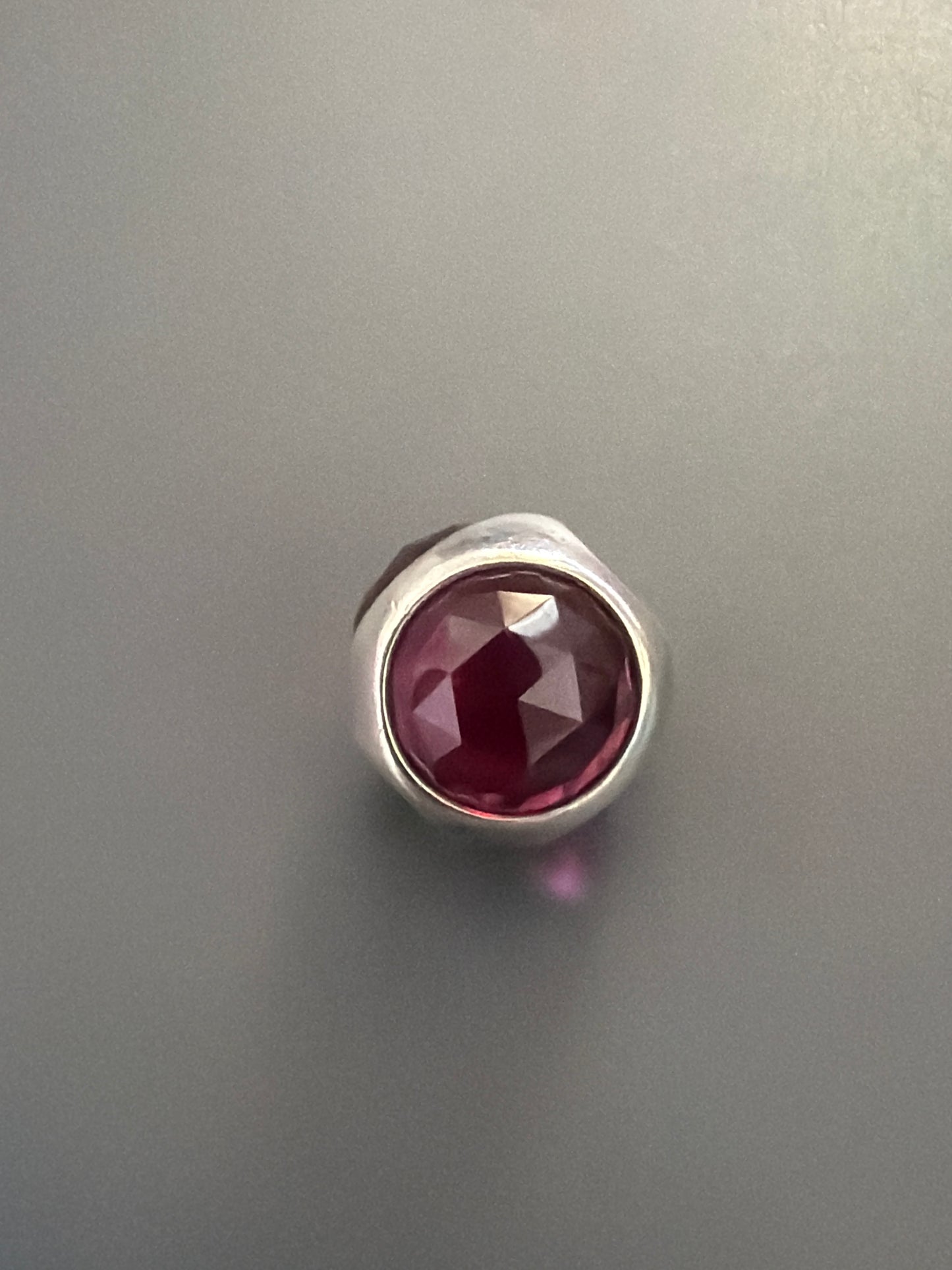 Genuine Pandora Poetic Light Red/ Pink Droplet Stone, Trio Charm