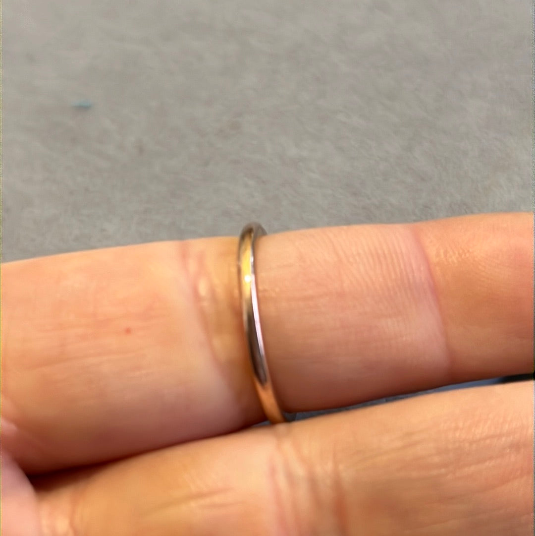 Genuine Thomas Sabo Rose Gold Pave Infinity Ring Size 54