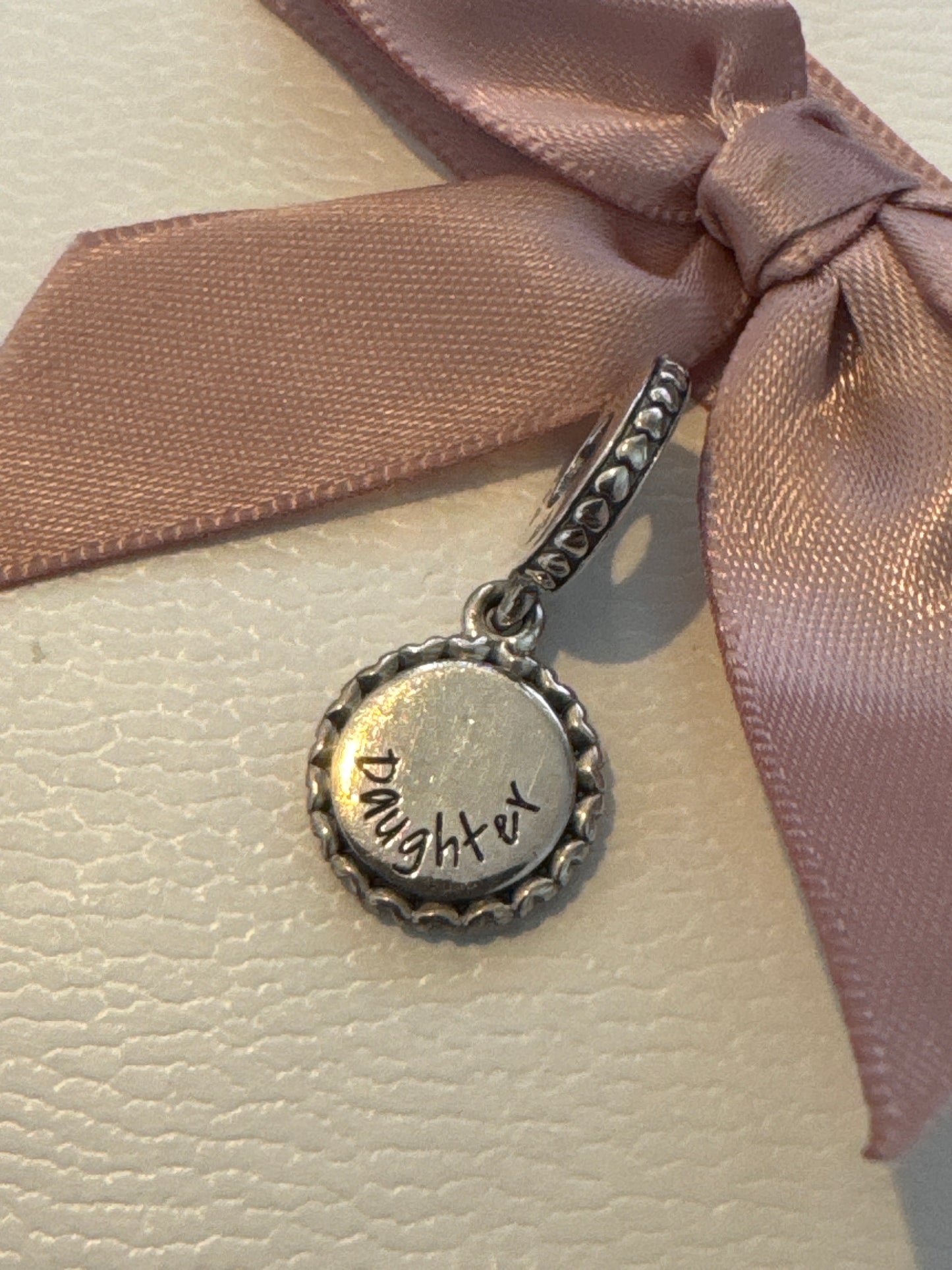 Genuine Pandora HTF Stick Daughter Enamel Dangle Charm
