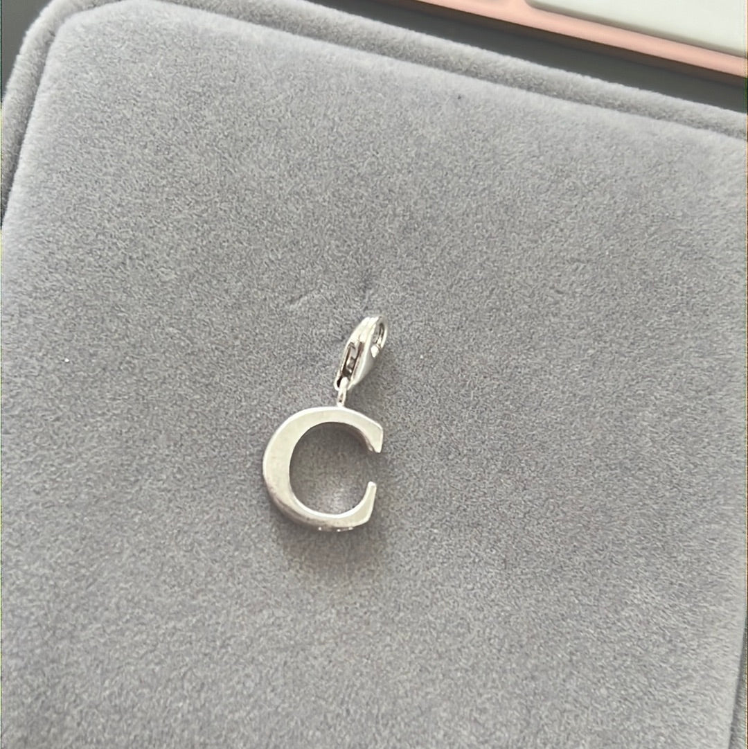 Genuine Thomas Sabo Letter C Dangle Clip Charm