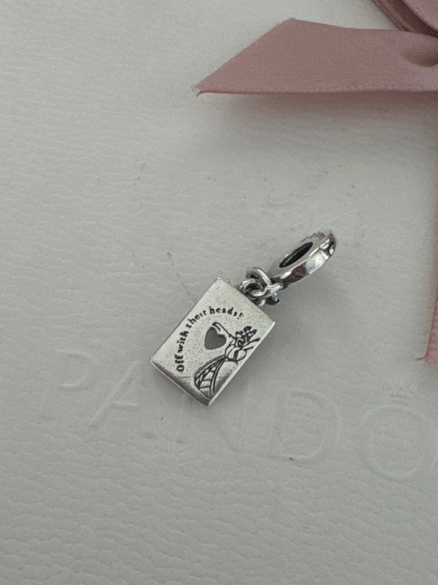 Genuine Pandora Disney Villains Queen of Hearts Double Dangle Charm