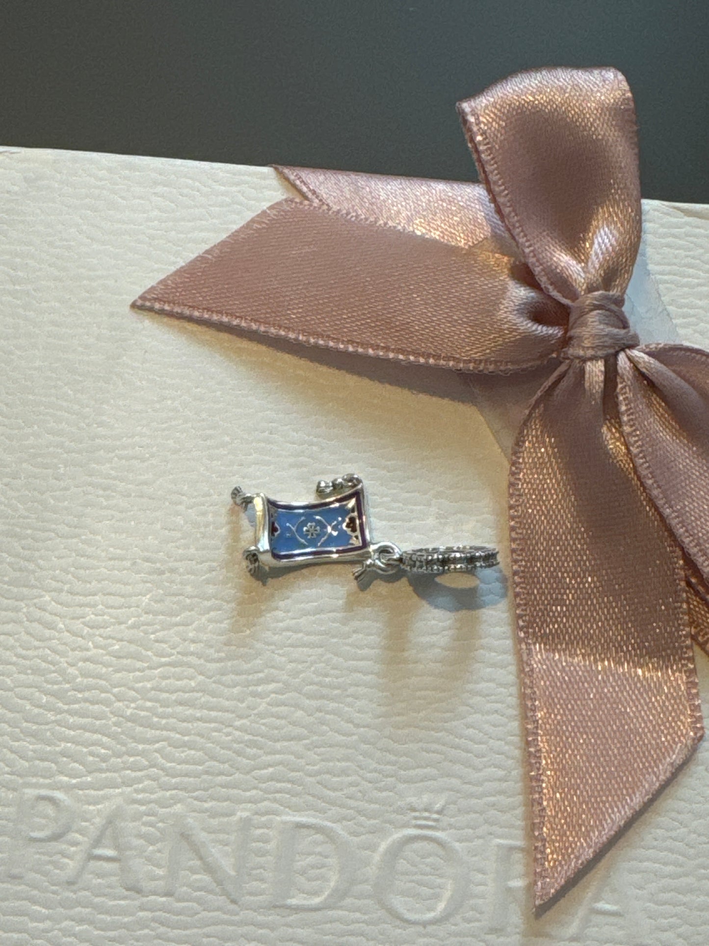 Genuine Pandora Disney Aladdin Flying Carpet Enamel Dangle