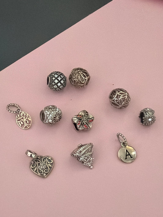 Genuine Chamilia Bundle of Charms x10