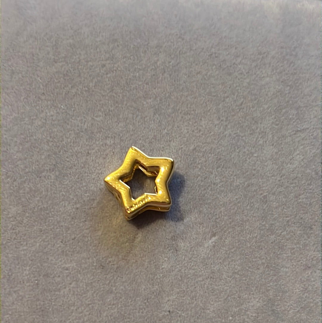Genuine Pandora Shine Gold Reflexions Charm Star