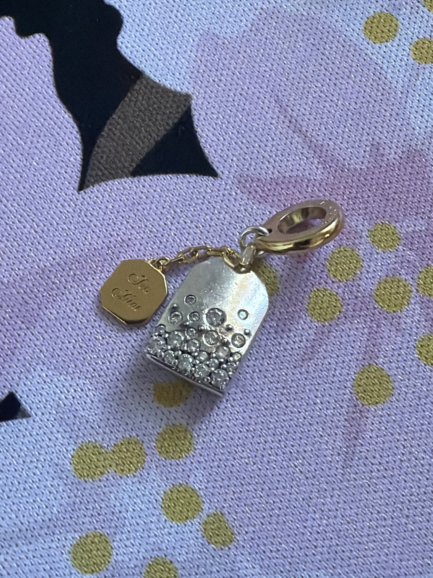 Genuine Pandora Shine Gold Bridgerton Time for Tea HTF Dangle Charm