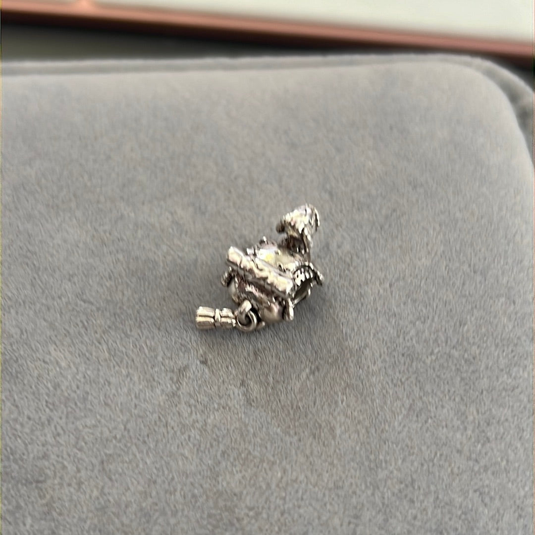 Genuine Pandora Rare Camel Animal Travel Egypt Charm With Dangle Tassle