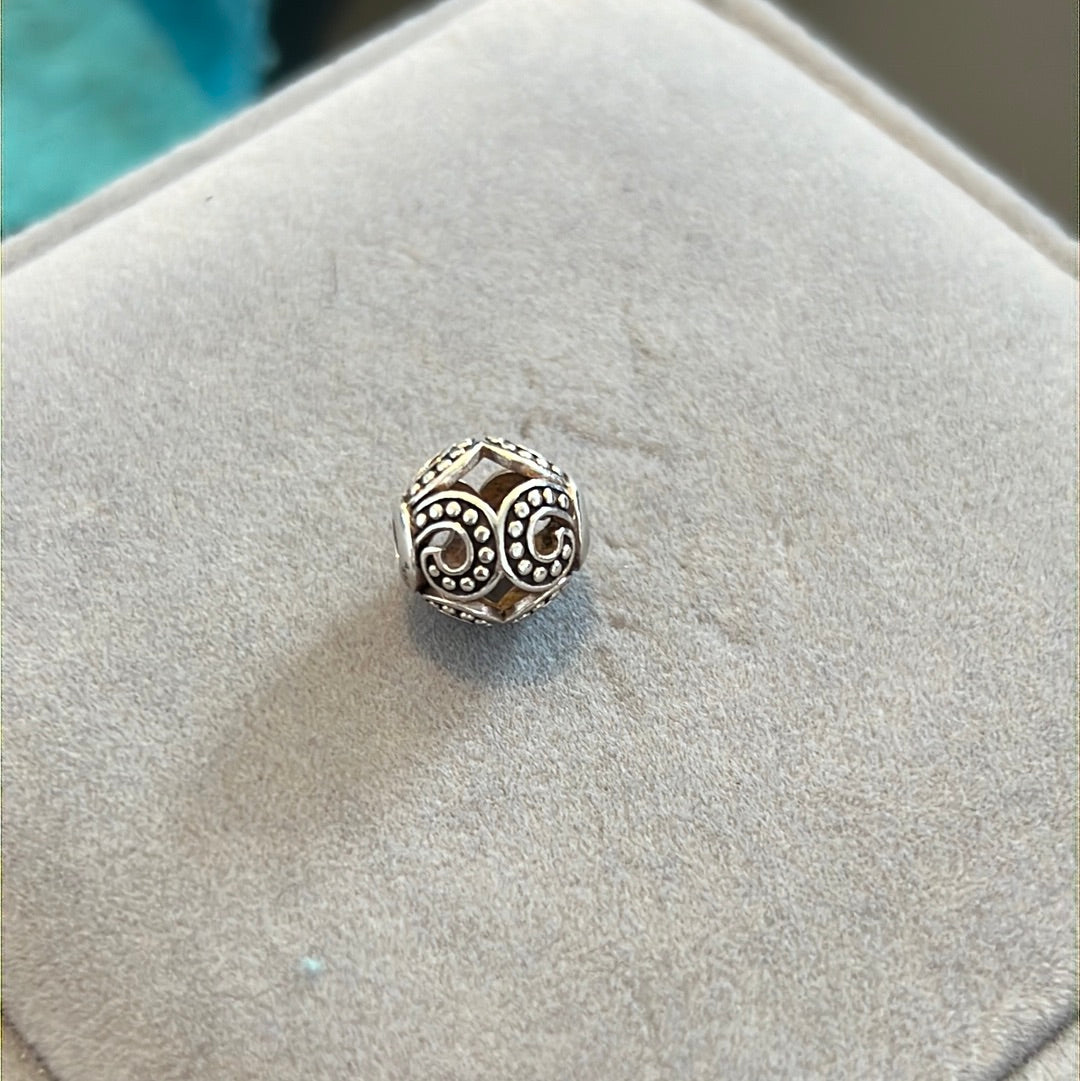 Genuine Thomas Sabo Karma Swirl Openwork Charm