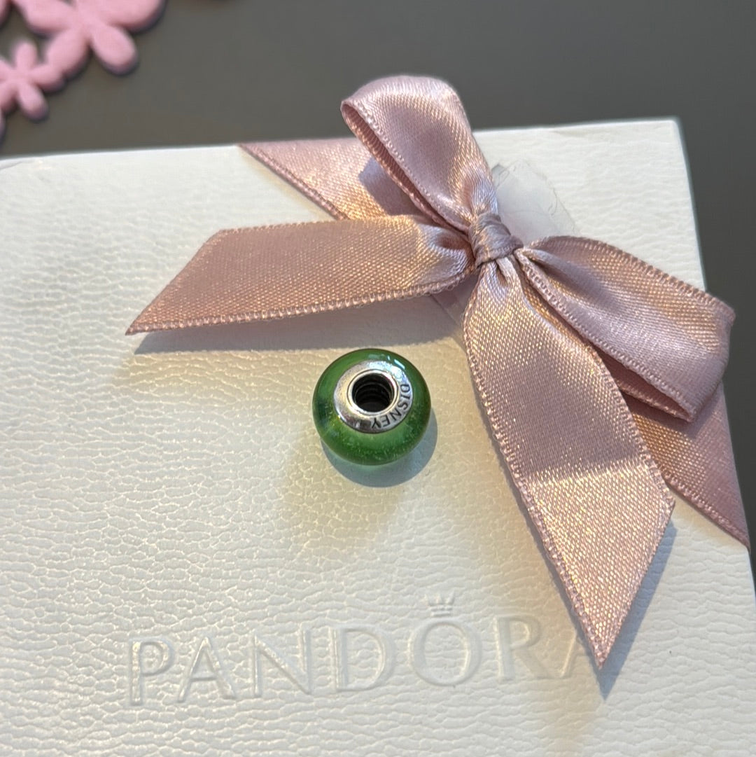 Genuine Pandora Disney Princess Glow in the Dark Tinkerbell Murano Charm