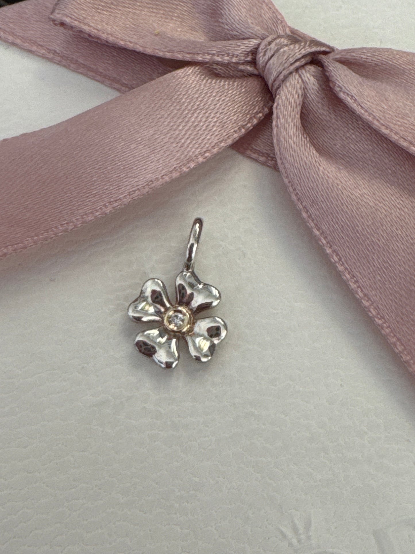 Genuine Thomas Sabo Two Tone Daisy Diamond Pendant