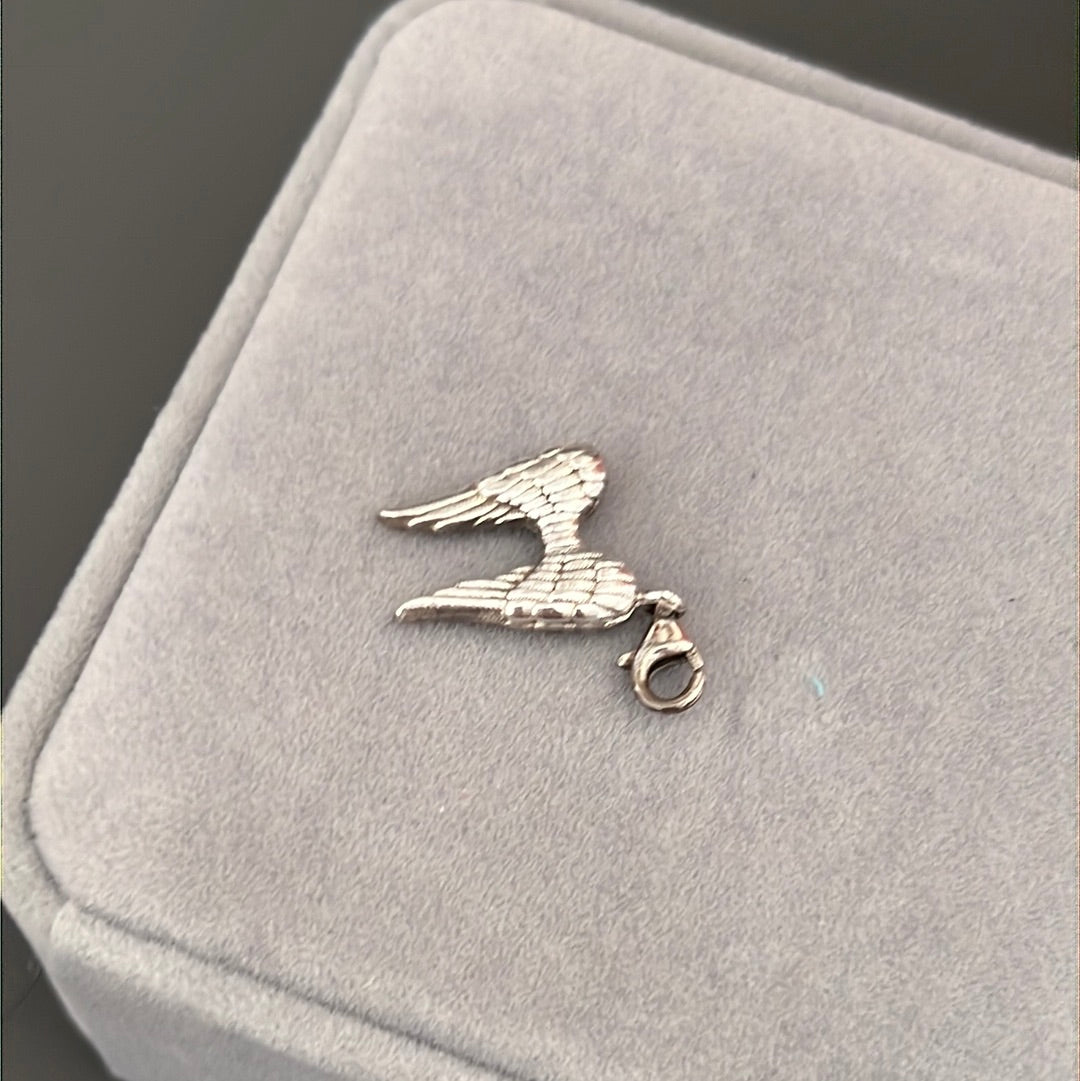 Genuine Thomas Sabo Sterling Silver Feather Angel Wing Clip Charm