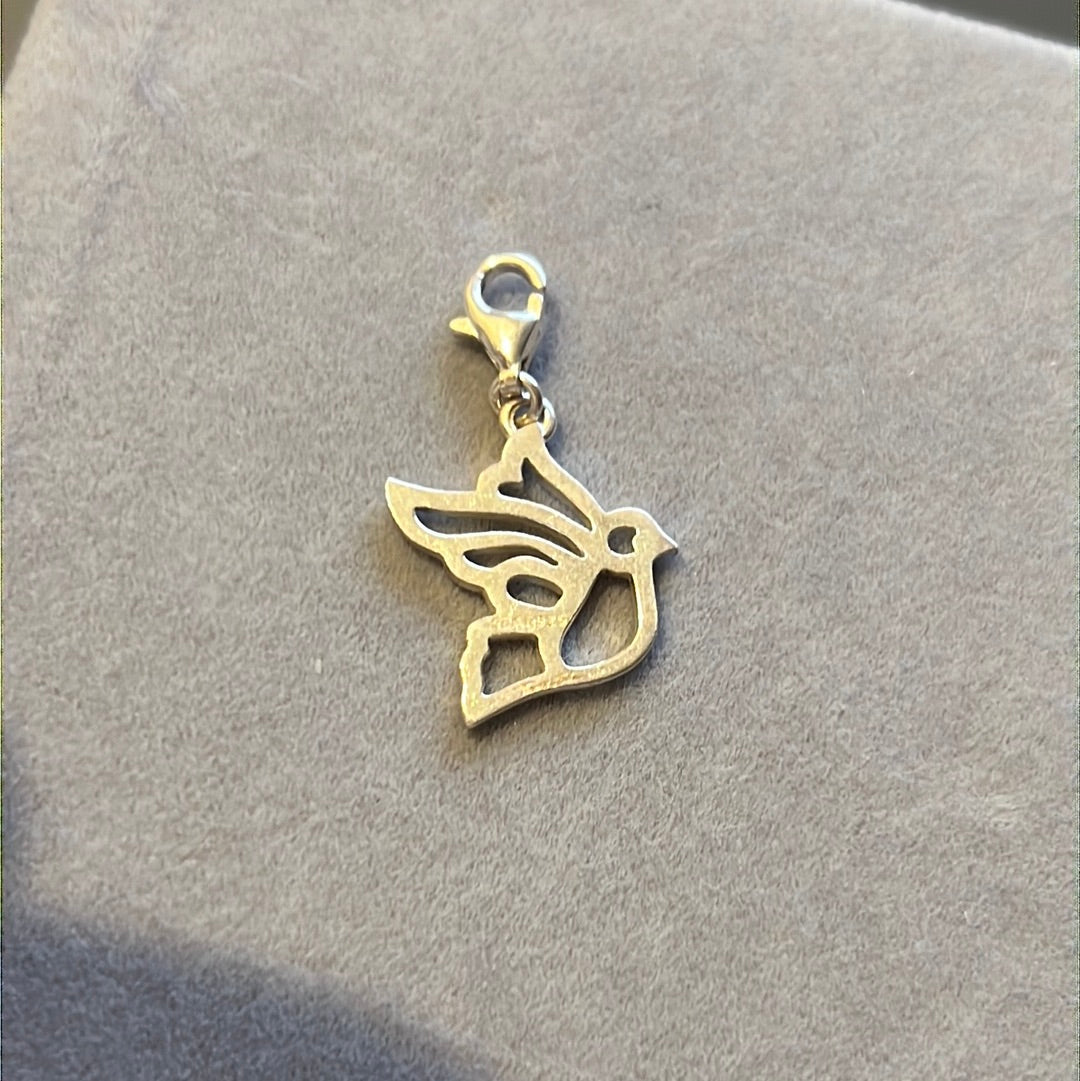 Genuine Thomas Sabo CZ Openwork Bird Clip Charm