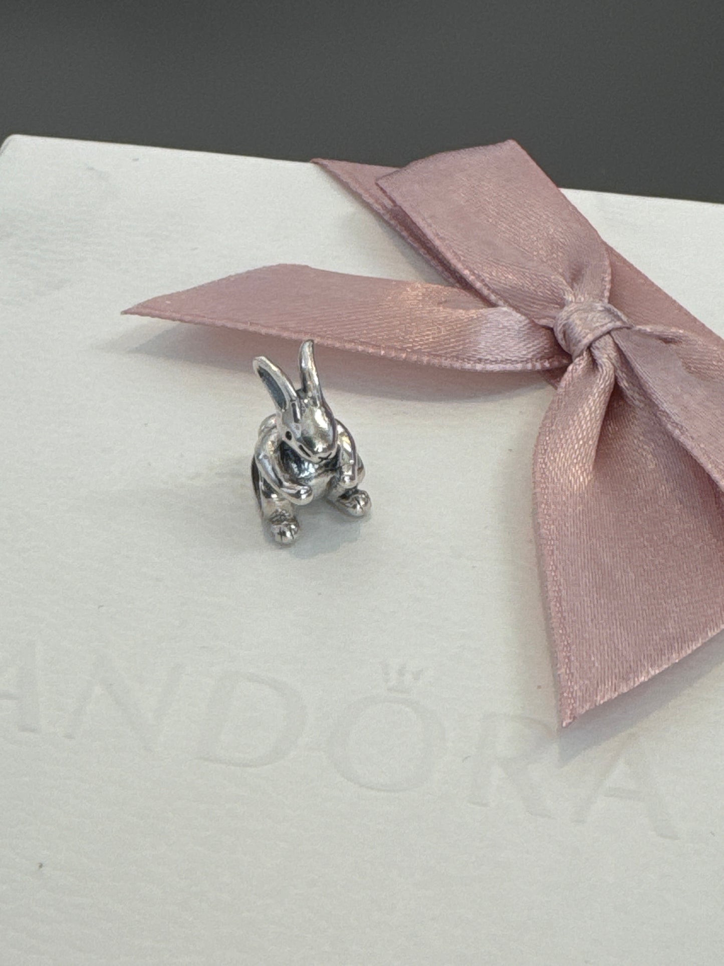 Sterling Silver Rabbit Easter Bunny Animal Charm