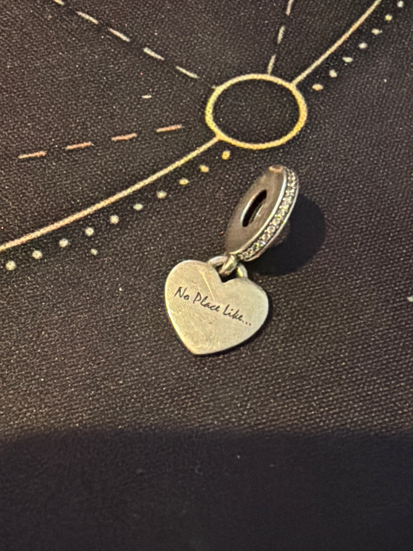Genuine Pandora Las Vegas Enamel Landscape Dangle Charm