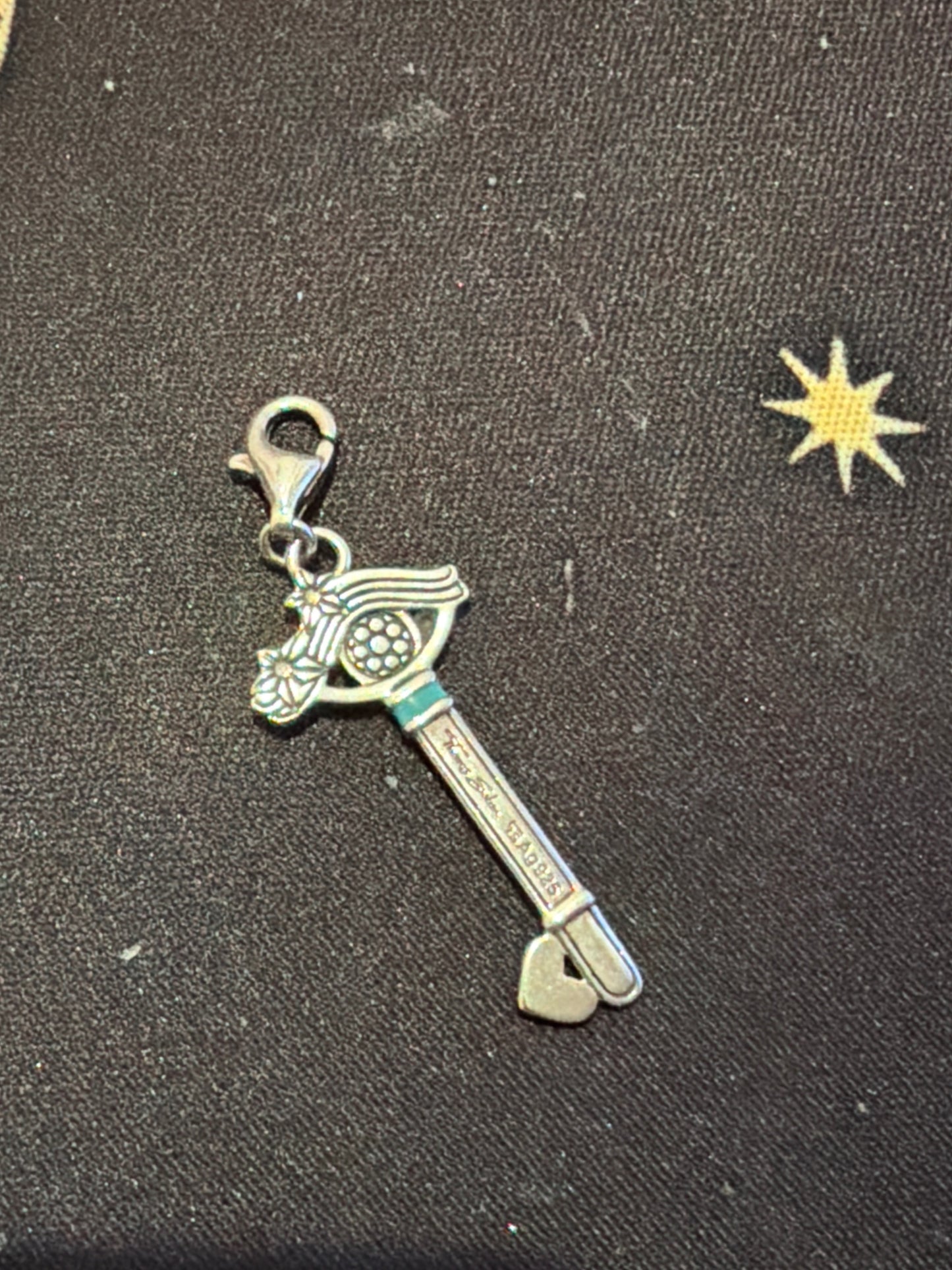 Genuine Thomas Sabo Large Colourful Key to the Heart Eye Dangle Charm