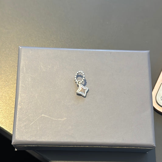 Genuine Chamilia Tiny Diamond Plain Dangle Charm