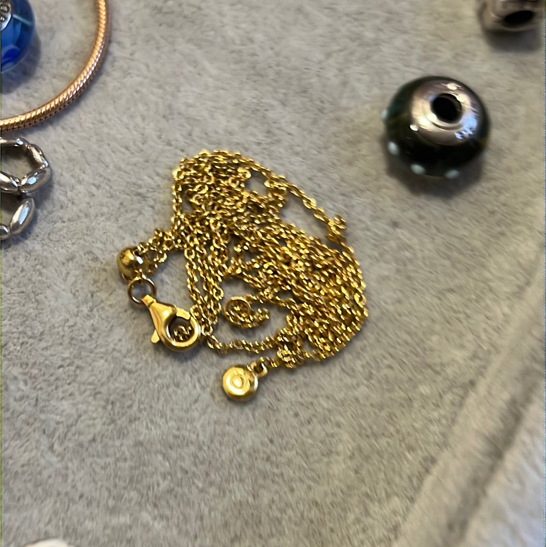 Genuine Pandora Shine Gold Necklace Chain 60cm