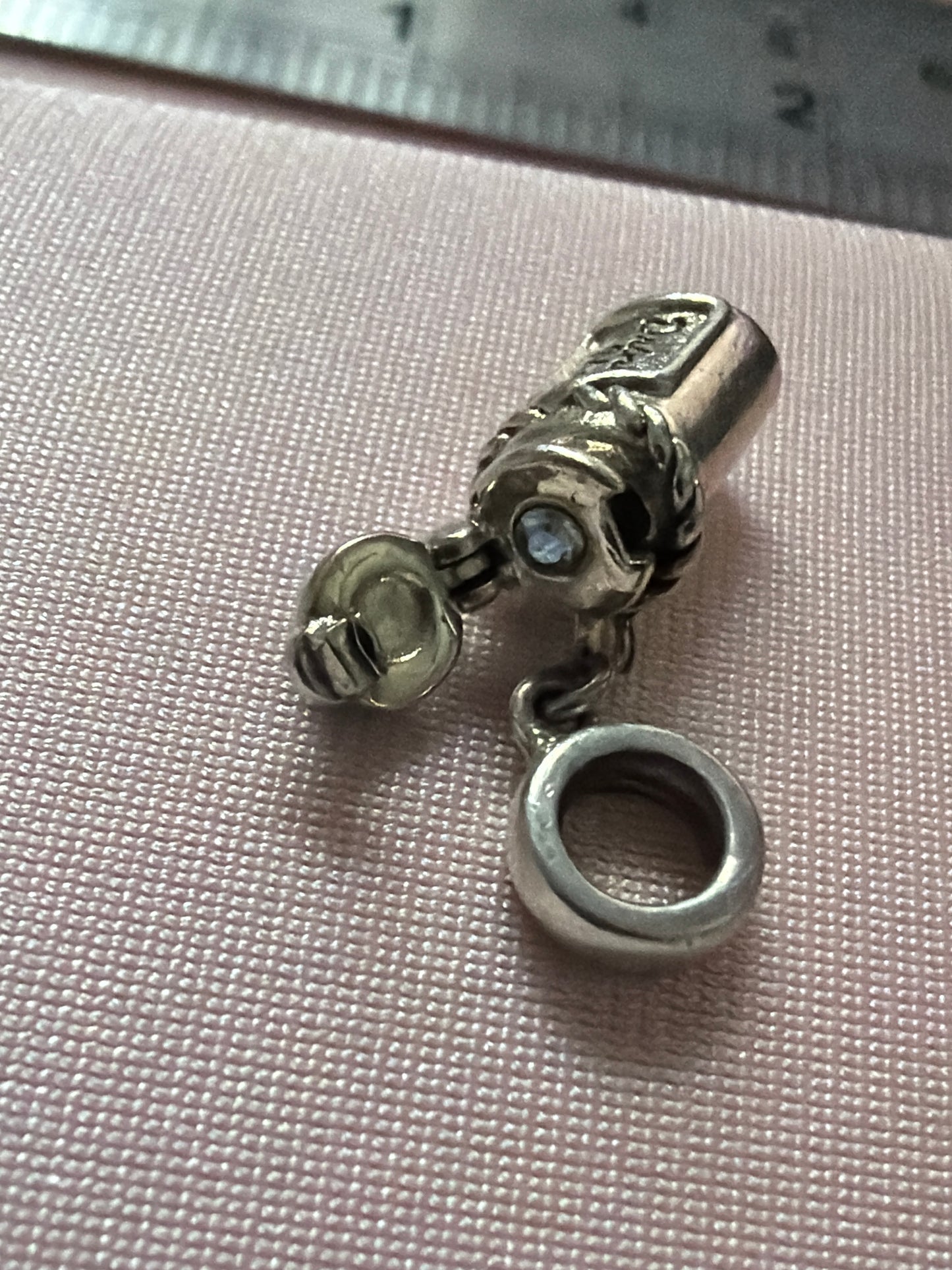 Genuine Chamilia Disney Alice in Wonderland Drink Me Potion Bottle Dangle Charm